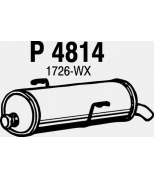 FENNO STEEL - P4814 - Глушитель PEUGEOT 206 1.1-1.6 98-